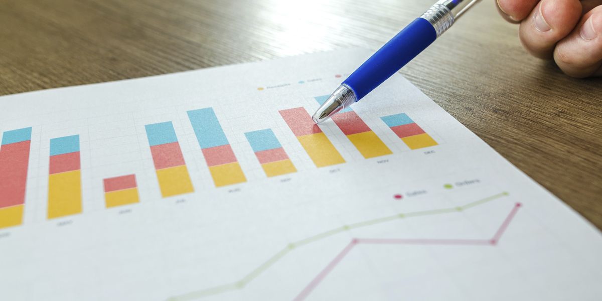 folio con datos estadísticos